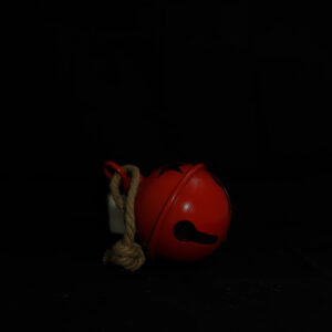 Cascabel rojo brillante pequeño (16 cm) - Image 3