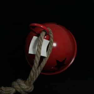 Cascabel rojo brillante (24cm x 34cm) - Image 2